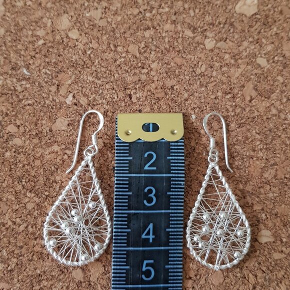 Sterling silver earrings - Picture 2 of 4